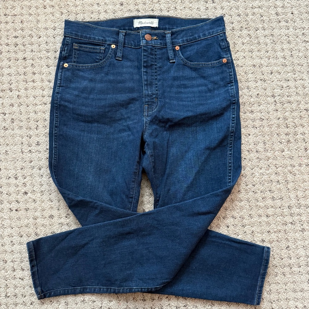 Madewell 10” high rise skinny jeans
